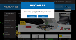 Desktop Screenshot of nexlan.no